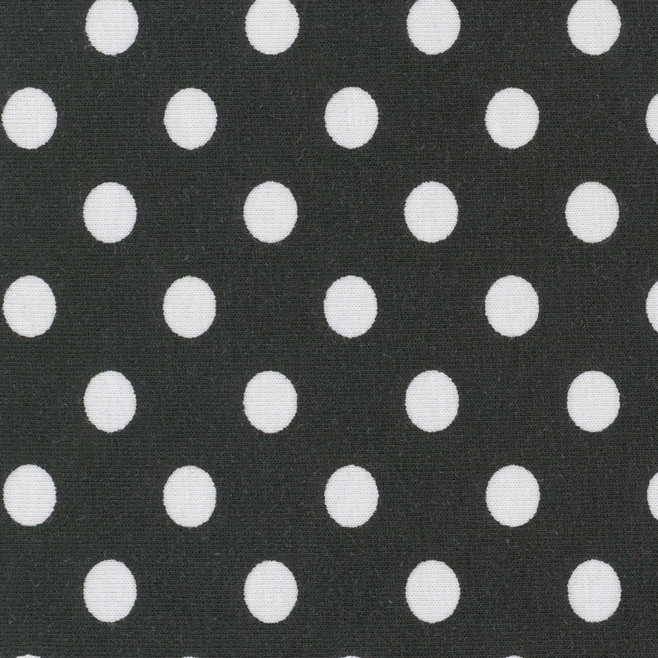 Jersey Swafing - Punkte - 1cm - Anthrazit